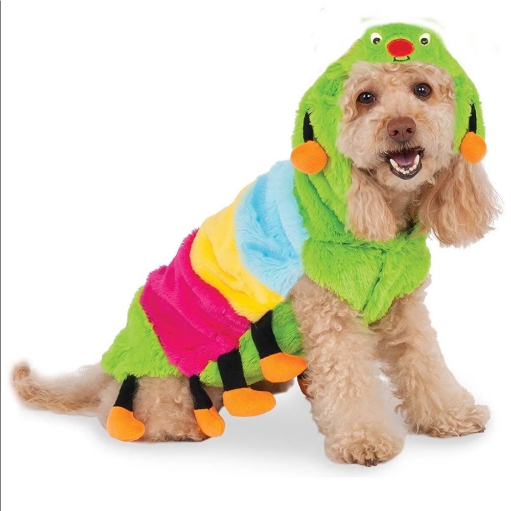 New dog caterpillar funny costume Medium